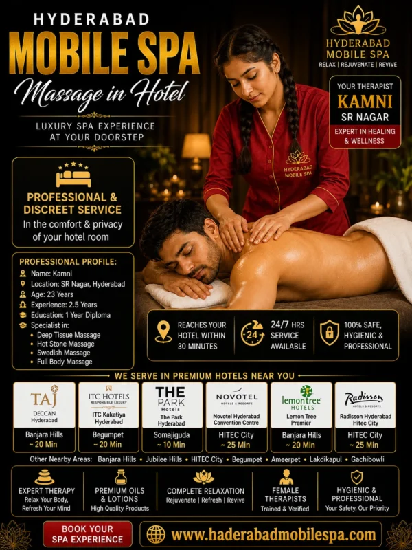 kamini full body massage specialist sr nagar hyderabad
